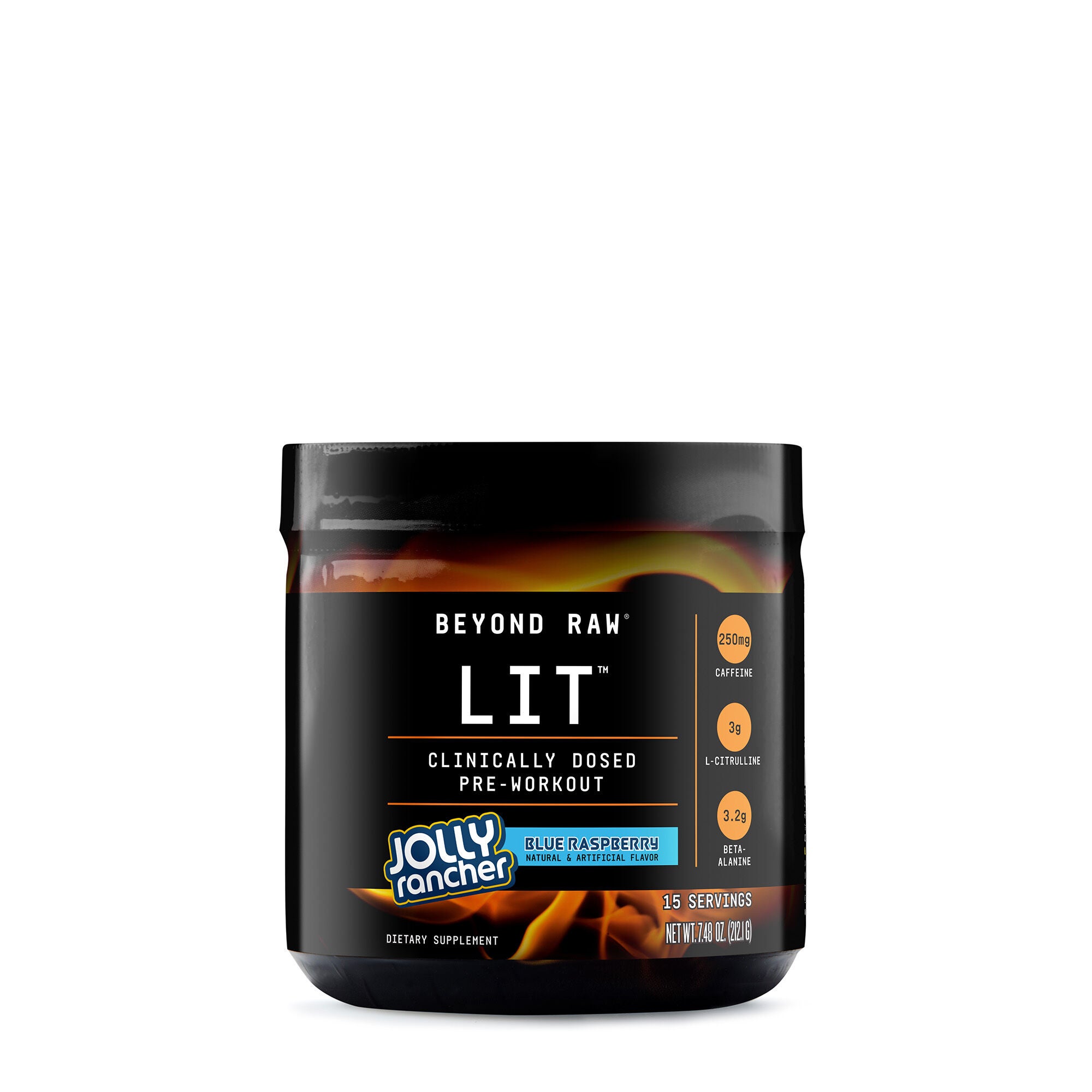 LIT™ PreWorkout JOLLY RANCHER Blue Raspberry (15 Servings) JOLLY